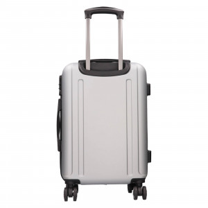 Cestovní kufr Swissbrand Lucel M - stříbrná