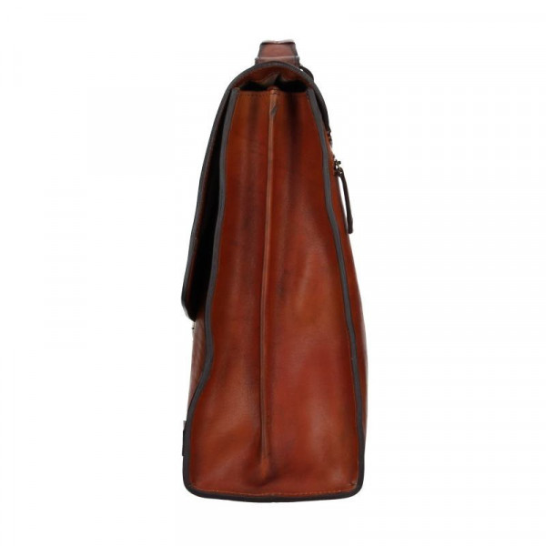 Luxusní pánská kožená taška Daag ALIVE 32 - hnědá