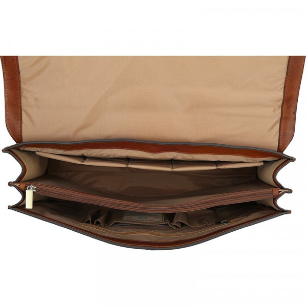 Luxusní pánská kožená taška Daag ALIVE 32 - hnědá