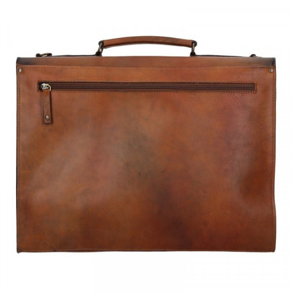 Luxusní pánská kožená taška Daag ALIVE 35 - hnědá