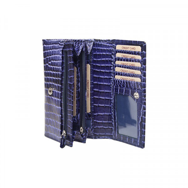 Dámská kožená peněženka Lagen Ema - fialová