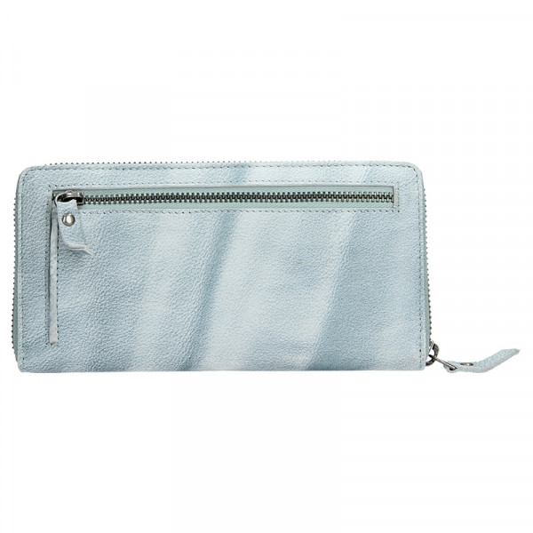 Dámská kožená peněženka Lagen Maria - modrá