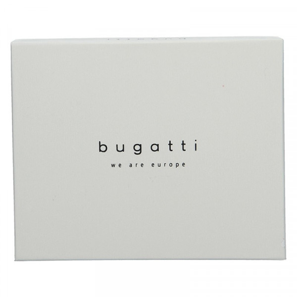 Pánská kožená peněženka Bugatti RFID - koňak