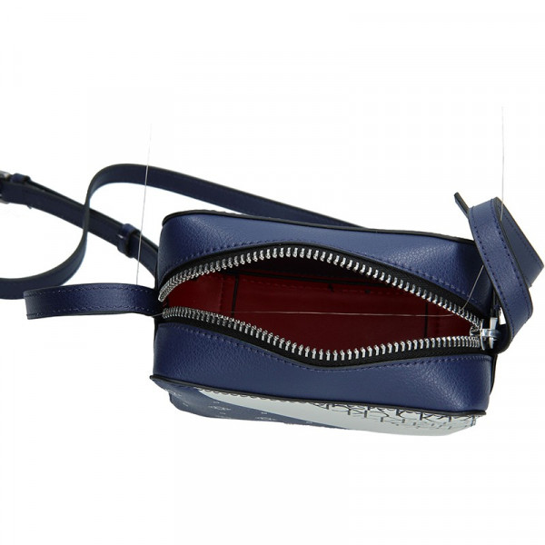 Dámská crossbody kabelka Calvin Klein Small Splatter - modrá