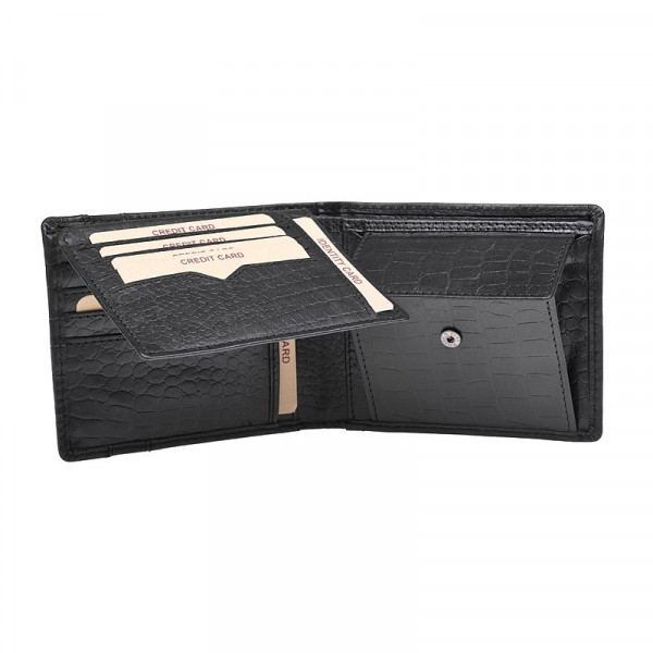 Pánská kožená peněženka Lagen Rocca- černá