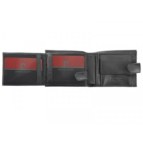 Pánská kožená peněženka Pierre Cardin Paul - černá