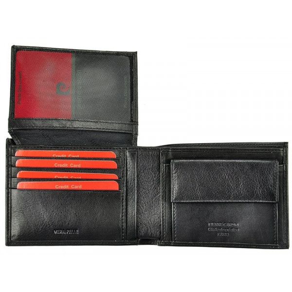 Pánská kožená peněženka Pierre Cardin Augustus - černá
