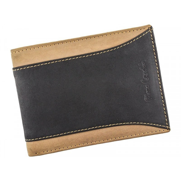 Pánská kožená peněženka Pierre Cardin Dan - černo-hnědá
