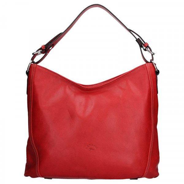 Elegantní dámská kožená kabelka Katana Nicol - červená