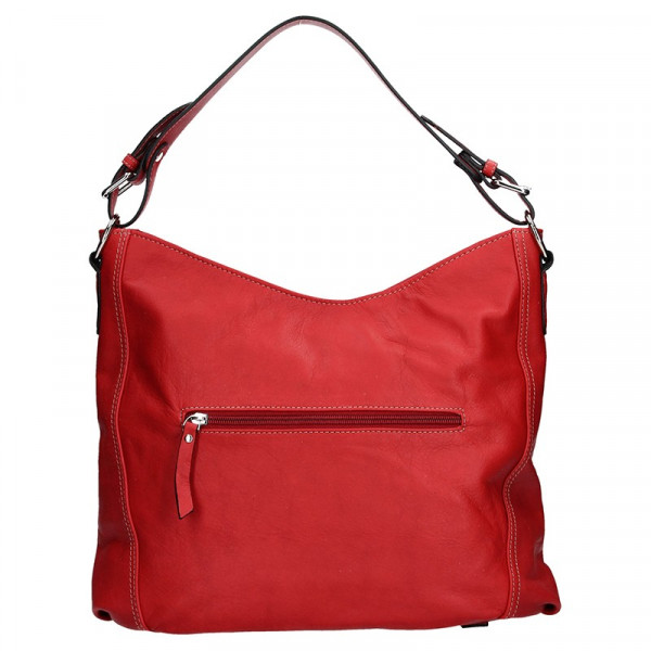 Elegantní dámská kožená kabelka Katana Nicol - červená