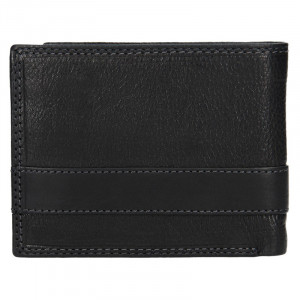 Pánská kožená slim peněženka SendiDesign Rafael - černá