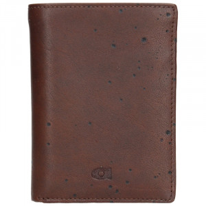 Pánská kožená peněženka Daag P01 - tmavě hnědá