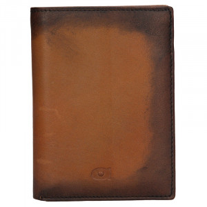 Pánská kožená peněženka Daag Alive P01 - koňak
