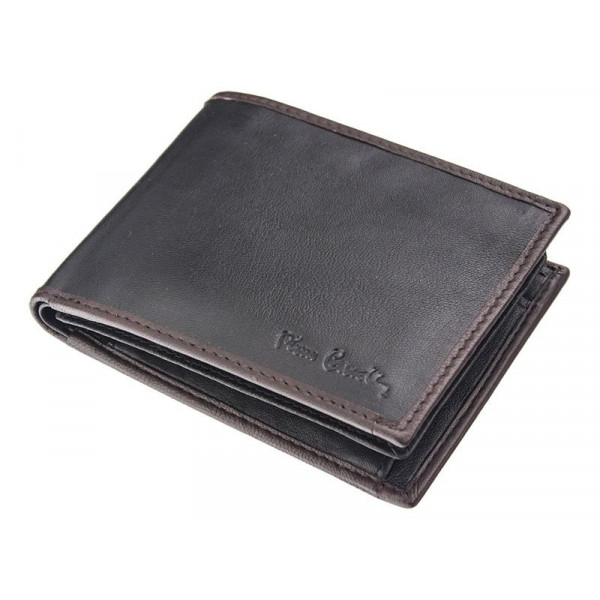 Pánská kožená peněženka Pierre Cardin Luka - černo-hnědá