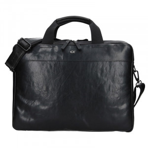 Luxusní pánská kožená taška Daag Martin - černá