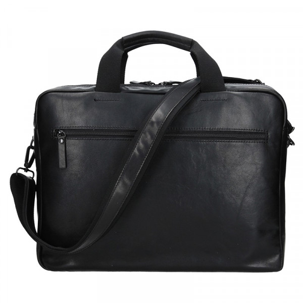 Luxusní pánská kožená taška Daag Martin - černá