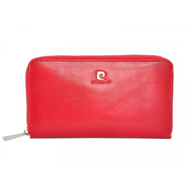 Dámská kožená peněženka Pierre Cardin Eva - červená
