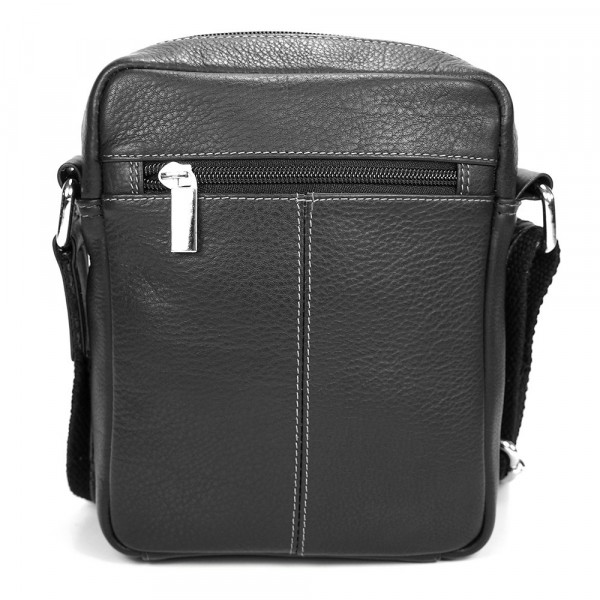 Pánská kožená taška na doklady SendiDesign IG714 - černá