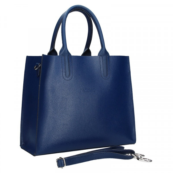 Dámská kožená kabelka Facebag Monarchy - modrá