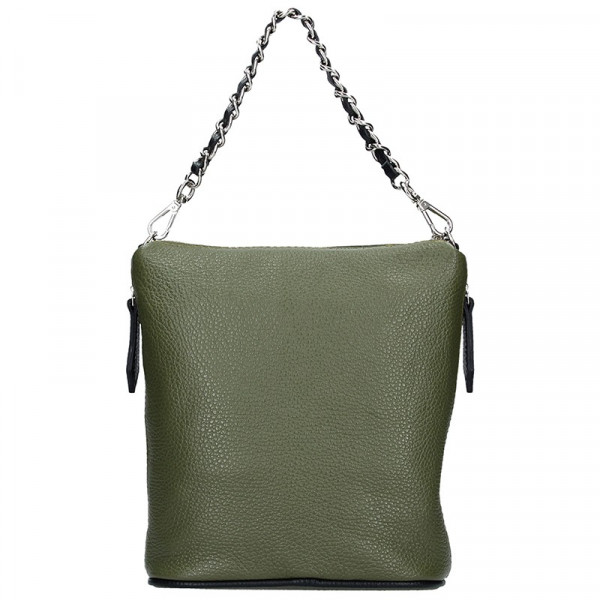 Dámská kožená kabelka Facebag Marta - zelená