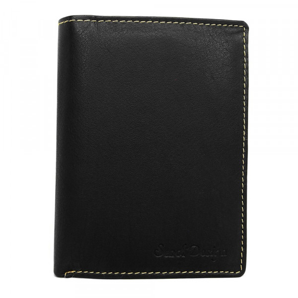 Pánská kožená peněženka SendiDesign Walt - černá