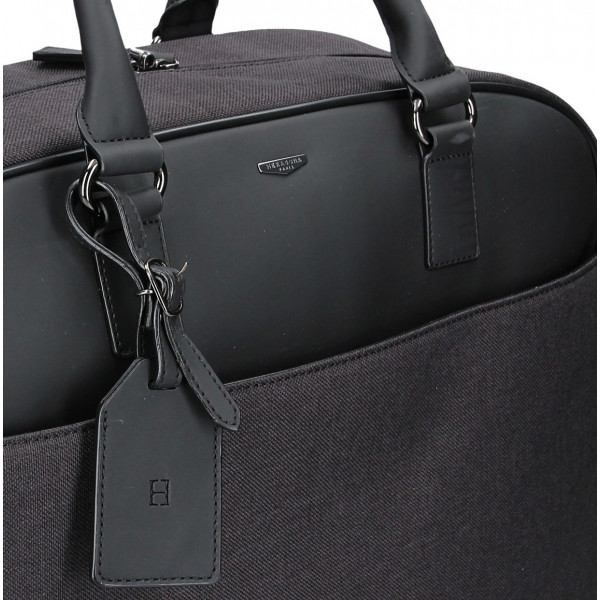 Elegantní cestovní taška Hexagona Ceasar - černo-šedá