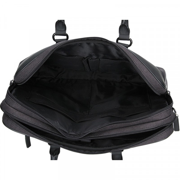 Pánská business taška přes rameno Hexagona Toledo - černo-šedá
