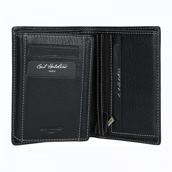 Pánská kožená peněženka Gil Holsters G317444 - černá