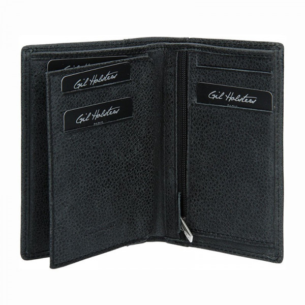 Pánská kožená peněženka Gil Holsters G667295 - černá