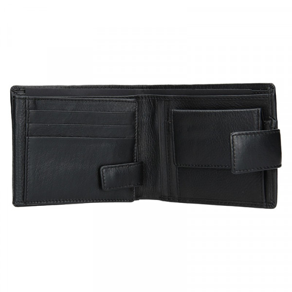 Pánská kožená peněženka Lagen Oli - černá