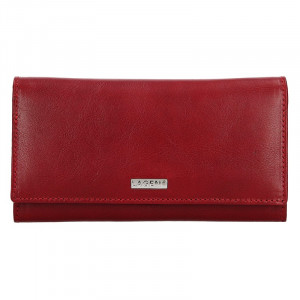Dámská kožená peněženka Lagen Denisse - červená