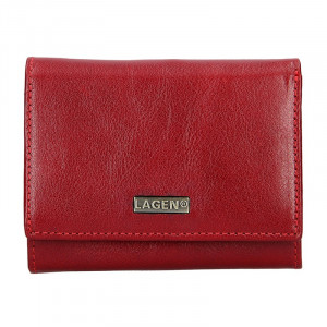 Dámská kožená peněženka Lagen Gina - červená