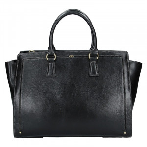 Elegantní dámská kožená kabelka Katana Nicol - černá