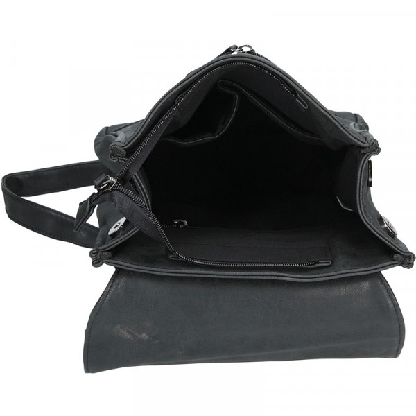 Moderní dámský batoh Enrico Benetti Vilma - černo-šedá