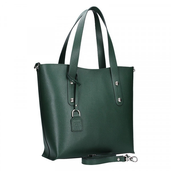Dámská kožená kabelka Facebag Nina - zelená