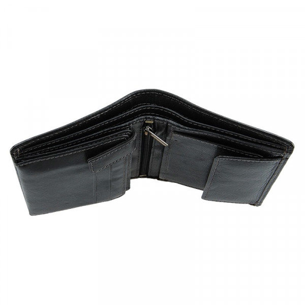 Pánská kožená peněženka SendiDesign Martin - černá