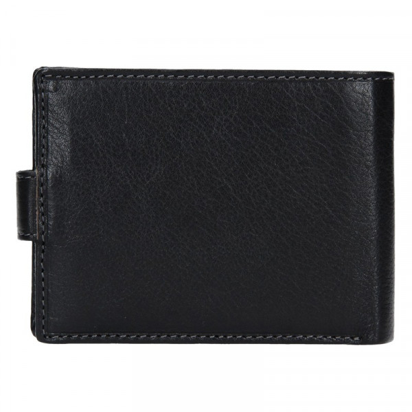Pánská kožená peněženka SendiDesign Leon - černá