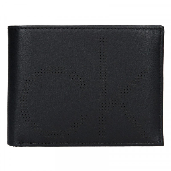 Pánská kožená peněženka Calvin Klein Mirko - černá