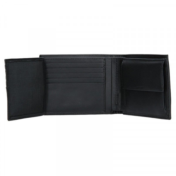 Pánská kožená peněženka Calvin Klein Pietro - černá