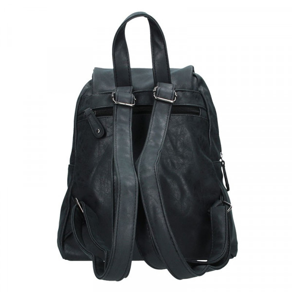 Moderní ekokožený dámský batoh Just Dreamz Apolen - černá