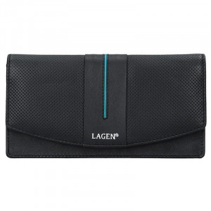 Dámská peněženka Lagen Sabine - černo-modrá