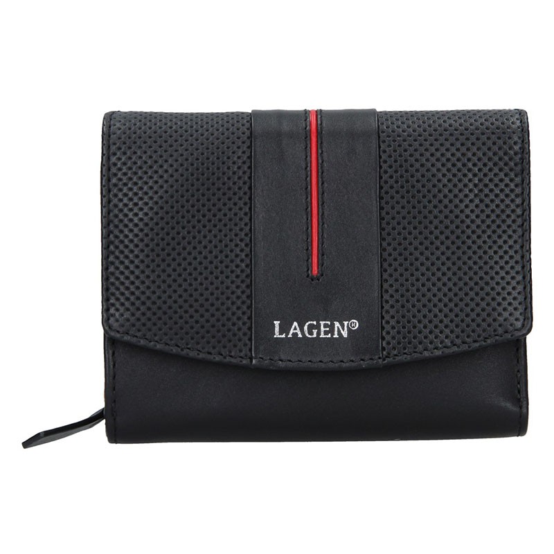 Dámská peněženka Lagen Carinne - černo-červená