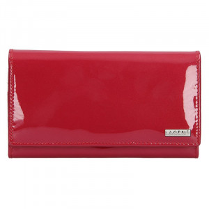 Dámská kožená peněženka Lagen Aisha - červená