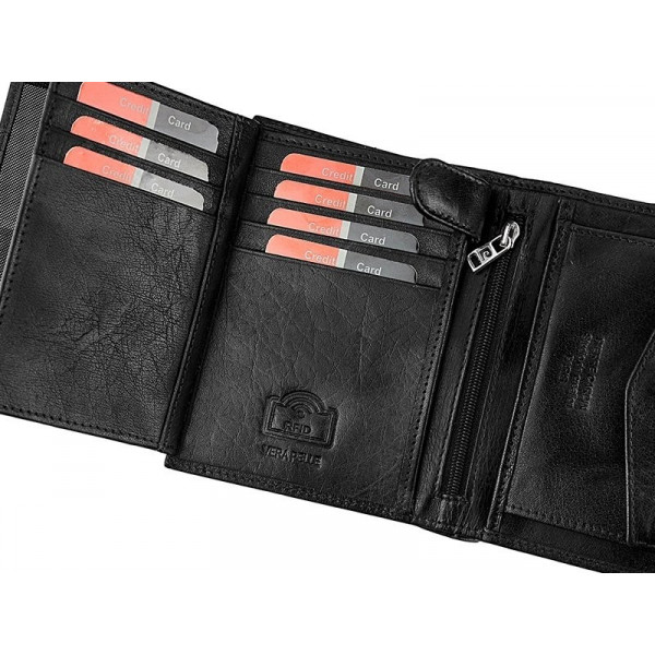 Pánská kožená peněženka Pierre Cardin Laurent - černá
