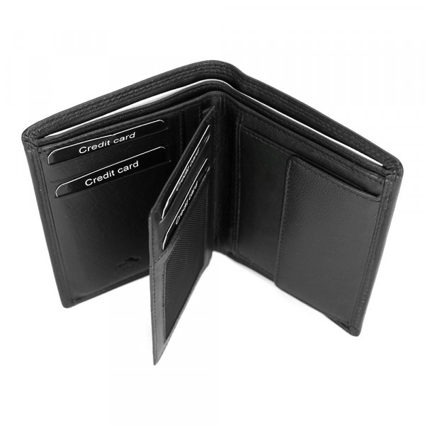 Pánská kožená peněženka SendiDesign 321 - černá