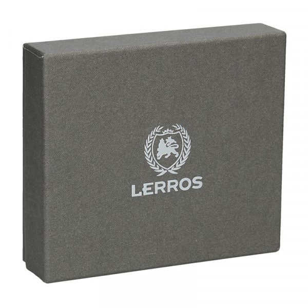 Kožená pánská peněženka Lerros Roman - tmavě hnědá
