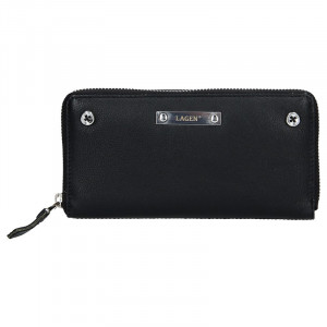 Dámská kožená peněženka Lagen Nicole - černá