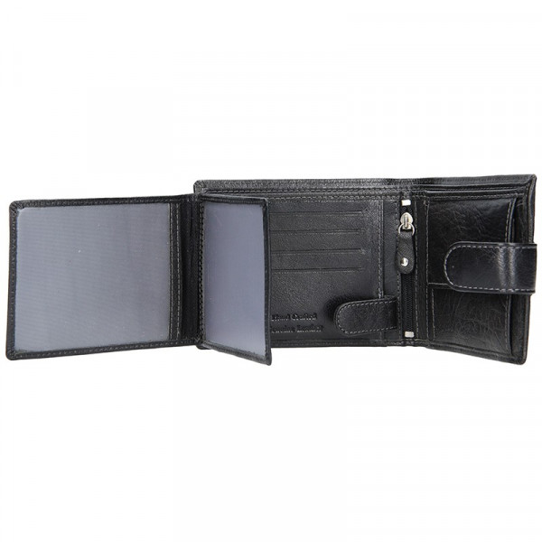 Pánská kožená peněženka SendiDesign Kauko - černá
