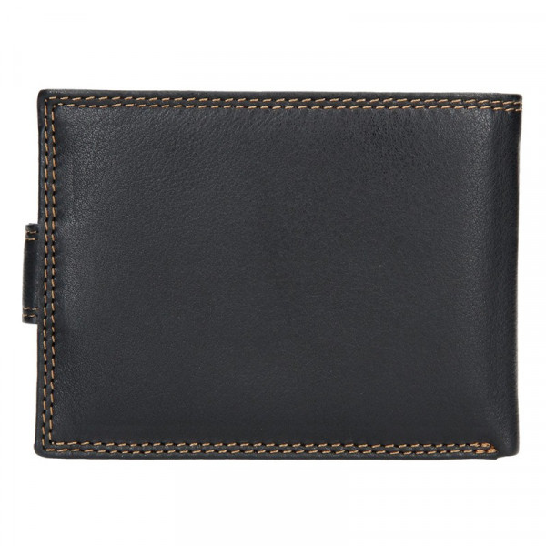 Pánská kožená peněženka SendiDesign Risto - černá