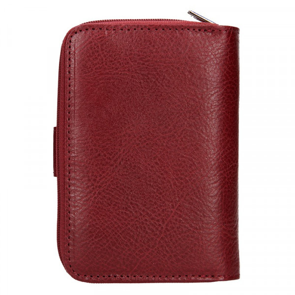 Dámská kožená peněženka Hexagona 331063 - vínová